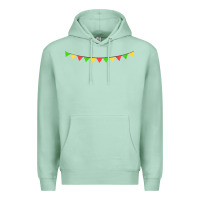 Seafoam mexican flags Premium Hoodie - FaDigitalArtStudio