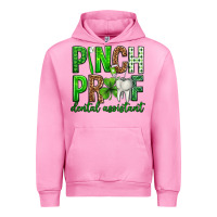 Fuchsia Pink Pinch Proof Dental Assistant St. Patricks Day Urban Hoodie - Neo Western