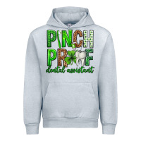 Heather Grey Pinch Proof Dental Assistant St. Patricks Day Urban Hoodie - Neo Western