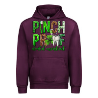 Mauve Wine Pinch Proof Dental Assistant St. Patricks Day Urban Hoodie - Neo Western