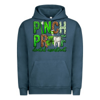 Pigment Midnight Navy Pinch Proof Dental Assistant St. Patricks Day Urban Hoodie - Neo Western