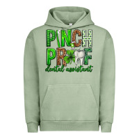 Pigment Oil Green Pinch Proof Dental Assistant St. Patricks Day Urban Hoodie - Neo Western