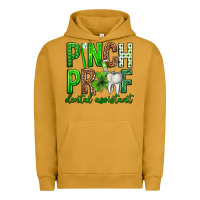 Pigment Peanut Butter Pinch Proof Dental Assistant St. Patricks Day Urban Hoodie - Neo Western