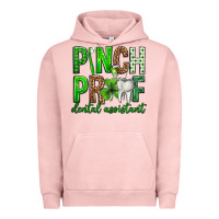 Pigment Salmon Pinch Proof Dental Assistant St. Patricks Day Urban Hoodie - Neo Western