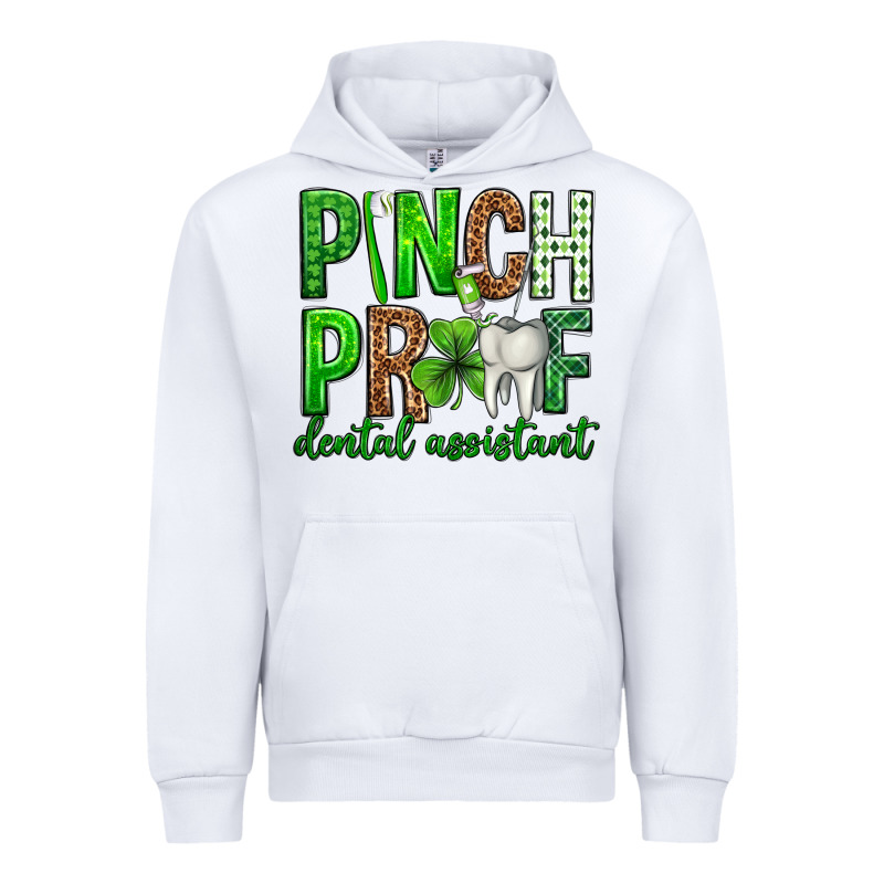 Pinch Proof Dental Assistant St. Patricks Day Urban Hoodie by Neo Western | Teevron