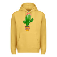 Antique Gold mexican cactus Premium Hoodie - FaDigitalArtStudio
