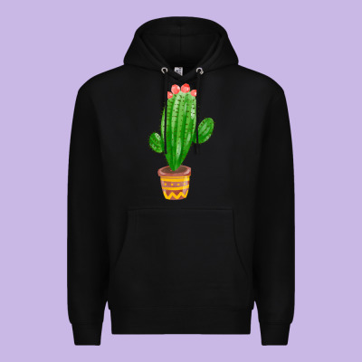 Mexican Cactus Premium Hoodie Designed By Fadigitalartstudio