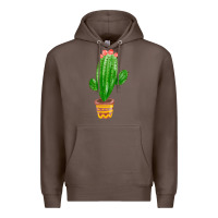 Coffee mexican cactus Premium Hoodie - FaDigitalArtStudio