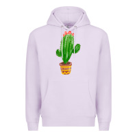 Lilac mexican cactus Premium Hoodie - FaDigitalArtStudio