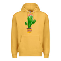 Mustard mexican cactus Premium Hoodie - FaDigitalArtStudio
