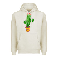 Oatmeal Heather mexican cactus Premium Hoodie - FaDigitalArtStudio