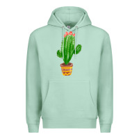 Seafoam mexican cactus Premium Hoodie - FaDigitalArtStudio