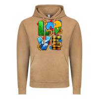 Vintage Camel love with heart sunflower Vintage Hoodie - AdoDesignShop