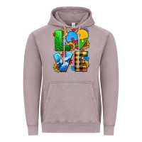 Vintage Zinc love with heart sunflower Vintage Hoodie - AdoDesignShop