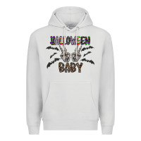 Dove Grey halloween baby Premium Hoodie - CowhideDigitalArt
