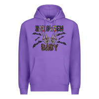 Purple halloween baby Premium Hoodie - CowhideDigitalArt