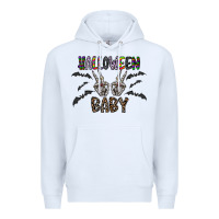 White halloween baby Premium Hoodie - CowhideDigitalArt