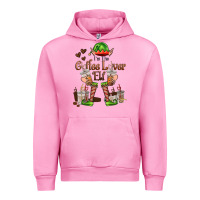 Fuchsia Pink im the coffee lover elf Urban Hoodie - FaDigitalArtStudio