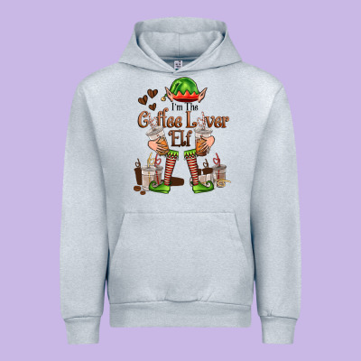 Im The Coffee Lover Elf Urban Hoodie Designed By Fadigitalartstudio