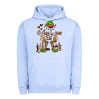 Pigment Grape Ice im the coffee lover elf Urban Hoodie - FaDigitalArtStudio