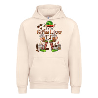 Sandshell im the coffee lover elf Urban Hoodie - FaDigitalArtStudio