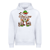 White im the coffee lover elf Urban Hoodie - FaDigitalArtStudio