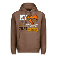 Chestnut my heart is on that court Premium Hoodie - HRA Design Shop