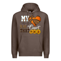 Coffee my heart is on that court Premium Hoodie - HRA Design Shop