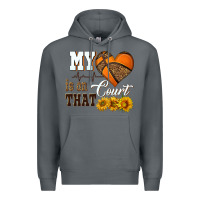 Rock my heart is on that court Premium Hoodie - HRA Design Shop