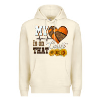 Sandshell my heart is on that court Premium Hoodie - HRA Design Shop