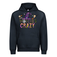 Navy Witches Be Crazy Urban Hoodie - CowhideDigitalArt