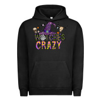 Pigment Black Witches Be Crazy Urban Hoodie - CowhideDigitalArt