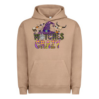Pigment Burro Witches Be Crazy Urban Hoodie - CowhideDigitalArt