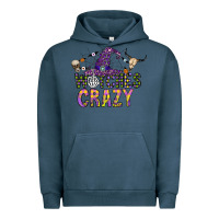 Pigment Midnight Navy Witches Be Crazy Urban Hoodie - CowhideDigitalArt