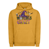 Pigment Peanut Butter Witches Be Crazy Urban Hoodie - CowhideDigitalArt