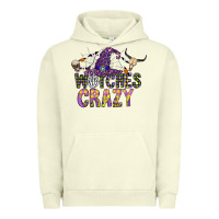 Pigment Pistachio Witches Be Crazy Urban Hoodie - CowhideDigitalArt