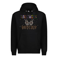 Black halloween brother Premium Hoodie - CowhideDigitalArt