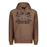 Chestnut halloween brother Premium Hoodie - CowhideDigitalArt