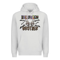 Dove Grey halloween brother Premium Hoodie - CowhideDigitalArt