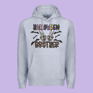 Halloween Brother Premium Hoodie Designed By Cowhidedigitalart