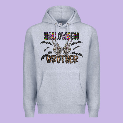 Halloween Brother Premium Hoodie Designed By Cowhidedigitalart