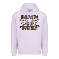 Lilac halloween brother Premium Hoodie - CowhideDigitalArt