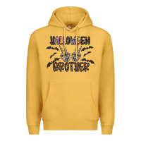 Mustard halloween brother Premium Hoodie - CowhideDigitalArt