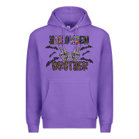 Purple halloween brother Premium Hoodie - CowhideDigitalArt