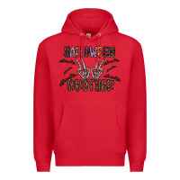 Red halloween brother Premium Hoodie - CowhideDigitalArt