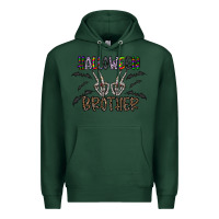 Sports Green halloween brother Premium Hoodie - CowhideDigitalArt