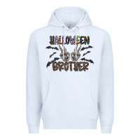 White halloween brother Premium Hoodie - CowhideDigitalArt