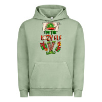 Pigment Oil Green im the lazy elf Urban Hoodie - FaDigitalArtStudio