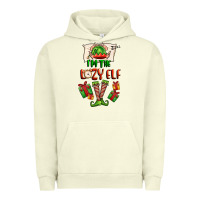 Pigment Pistachio im the lazy elf Urban Hoodie - FaDigitalArtStudio