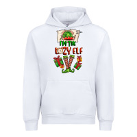 White im the lazy elf Urban Hoodie - FaDigitalArtStudio